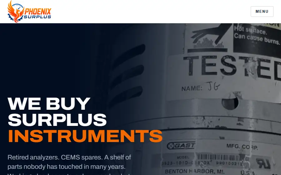 The Phoenix Surplus home page